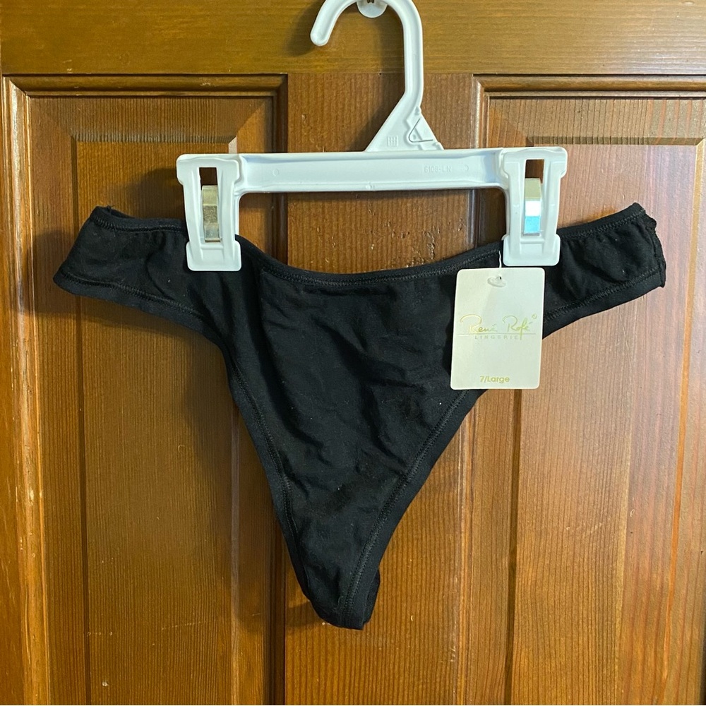 Rene Rofe Lace Thong Panties NWT